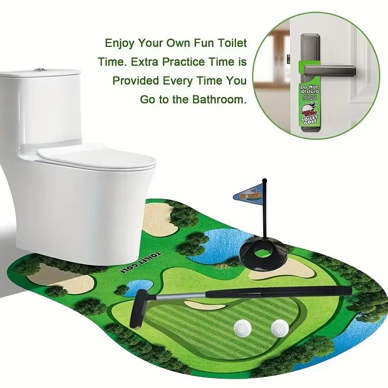 Party Games Golf - ชุดของเล่นกอล์ฟขนาดเล็ก - อุปกรณ์เสริมสำหรับฝึกกอล์ฟที่สนุกสนาน เหมาะเป็นของขวัญวันเกิดสำหรับงานปาร์ตี้เพื่อความบันเทิงและความสนุกสนาน