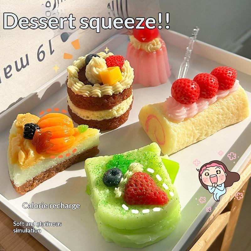 Party Games Mini - ของเล่นขนมหวานเสมือนจริง นุ่มนิ่ม ยืดหยุ่น บรรเทาความเครียด ของชำร่วยงานปาร์ตี้ขนาดเล็ก