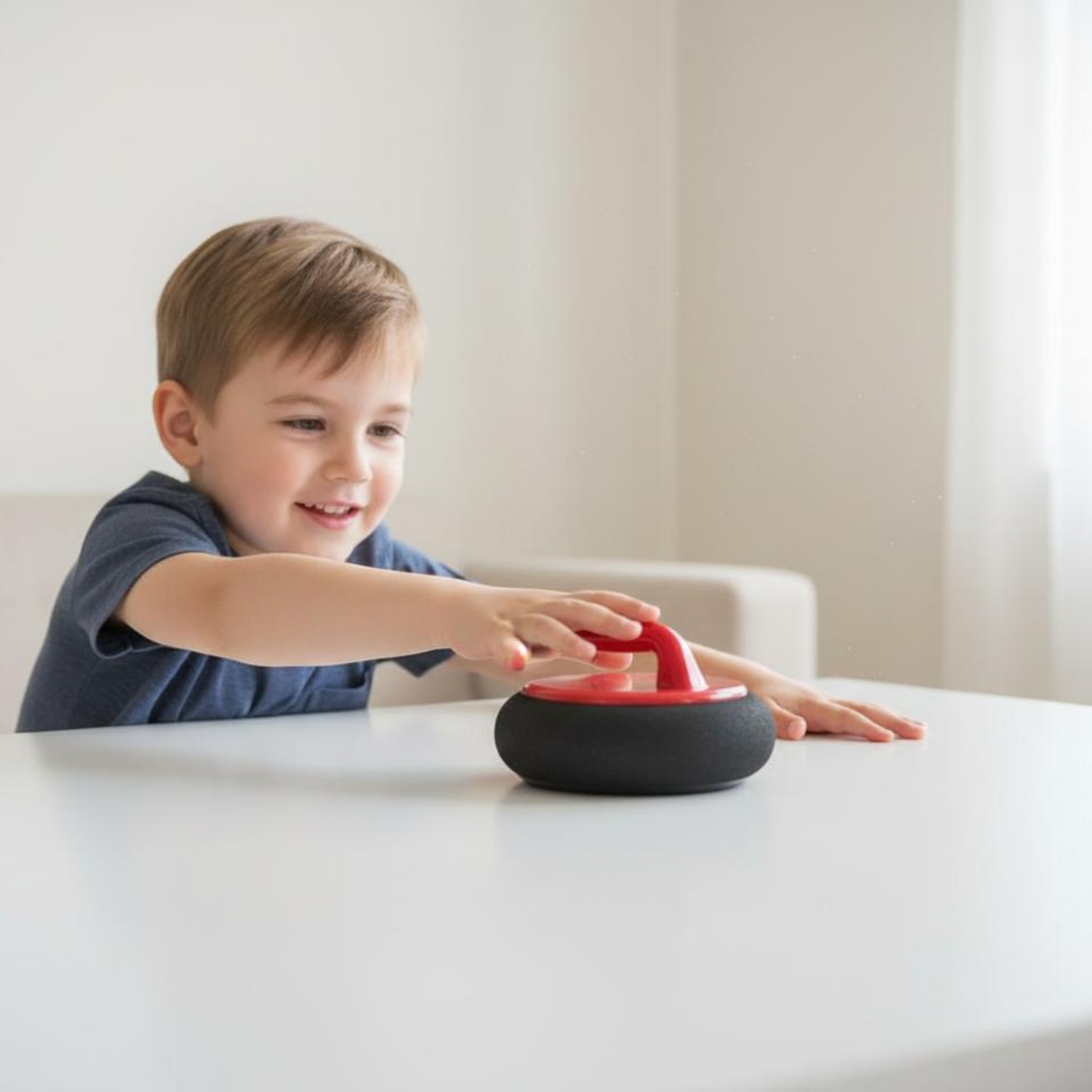 Party Games Mini - ชุดเกม curling แบบไม่ใช้น้ำแข็งสำหรับเล่นที่บ้าน เกม curling ขนาดเล็ก