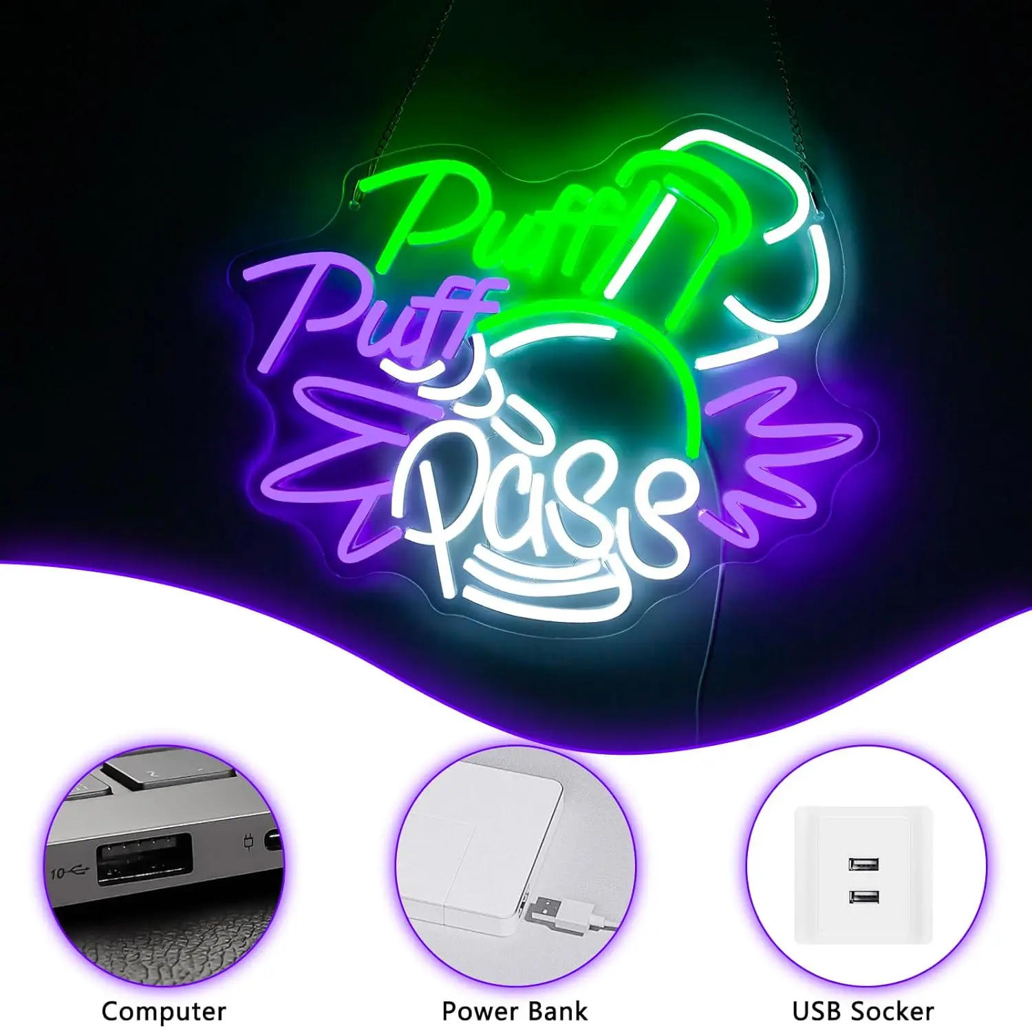 ป้ายไฟนีออน Puff Puff Pass พร้ - Party Games Game Pass บทวิจารณ์และราคา