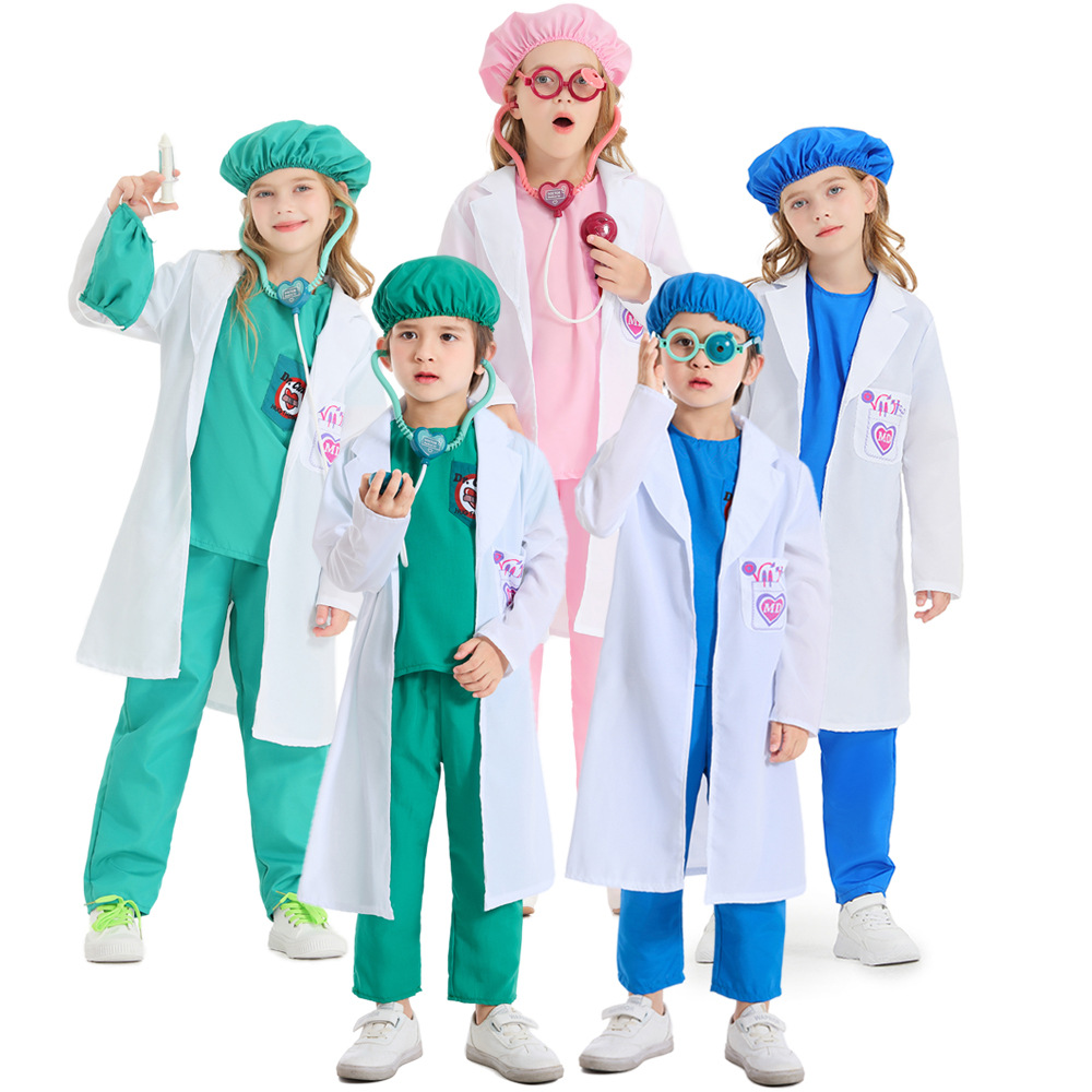 3สีU Nisexเด็กฮาโลวีนพยาบาลหมอ - Party Games Children บทวิจารณ์และราคา