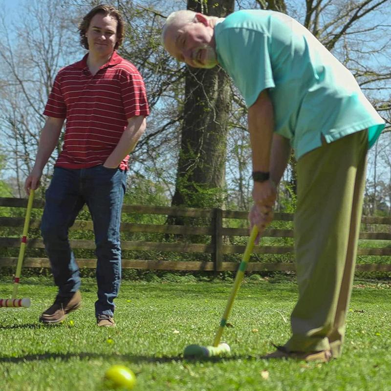 ชุดโครเกต์ตลกเกมสนามหญ้ากลางแจ - Croquet Set Lawn บทวิจารณ์และราคา