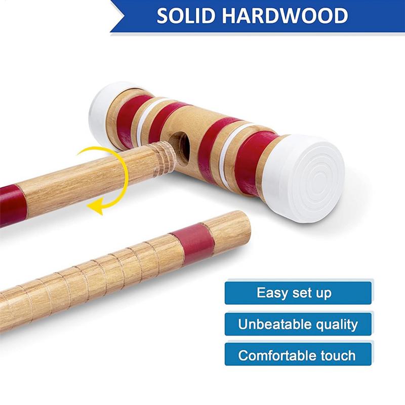 ชุดโครเกต์ตลกเกมสนามหญ้ากลางแจ - Croquet Set Lawn บทวิจารณ์และราคา