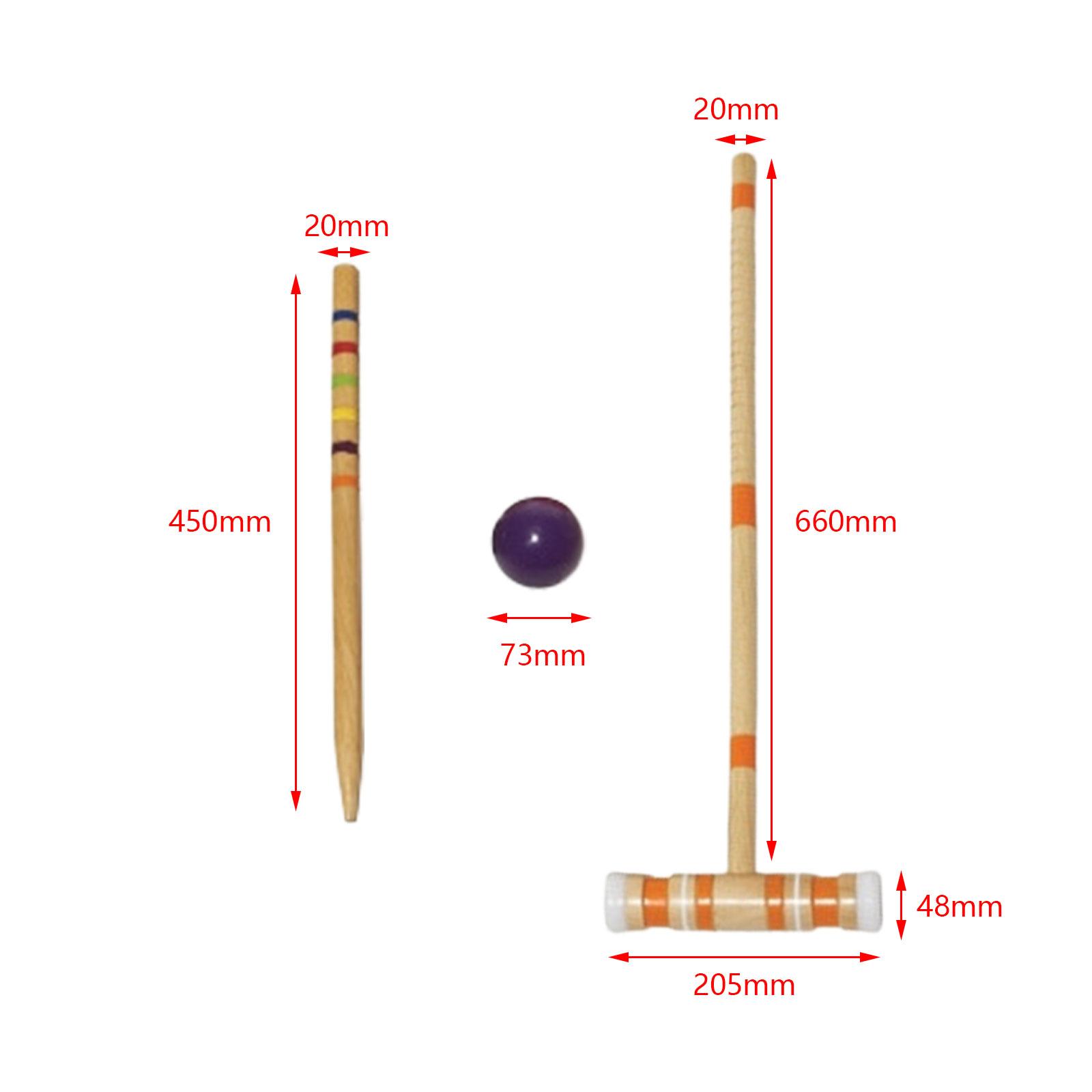 ชุดโครเก้ 6 คน ชุดเกมโครเก้สนา - Croquet Set Lawn บทวิจารณ์และราคา