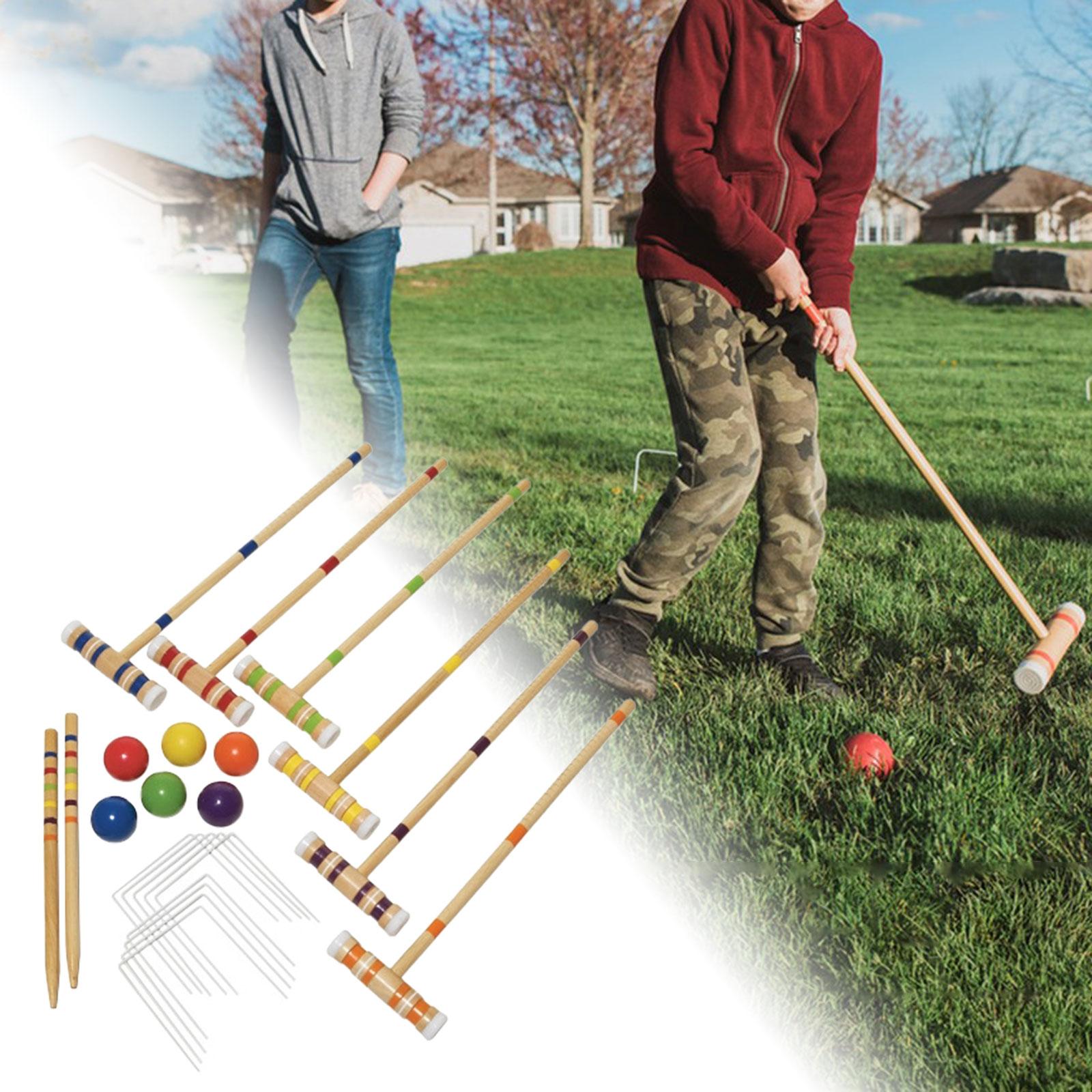 ชุดโครเก้ 6 คน ชุดเกมโครเก้สนา - Croquet Set Lawn บทวิจารณ์และราคา