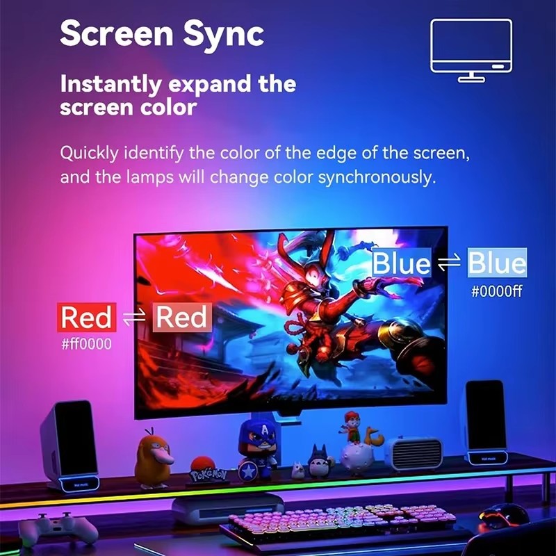 ไฟ RGB สำหรับเล่นเกม แถบไฟ LED - Party Games Pc บทวิจารณ์และราคา