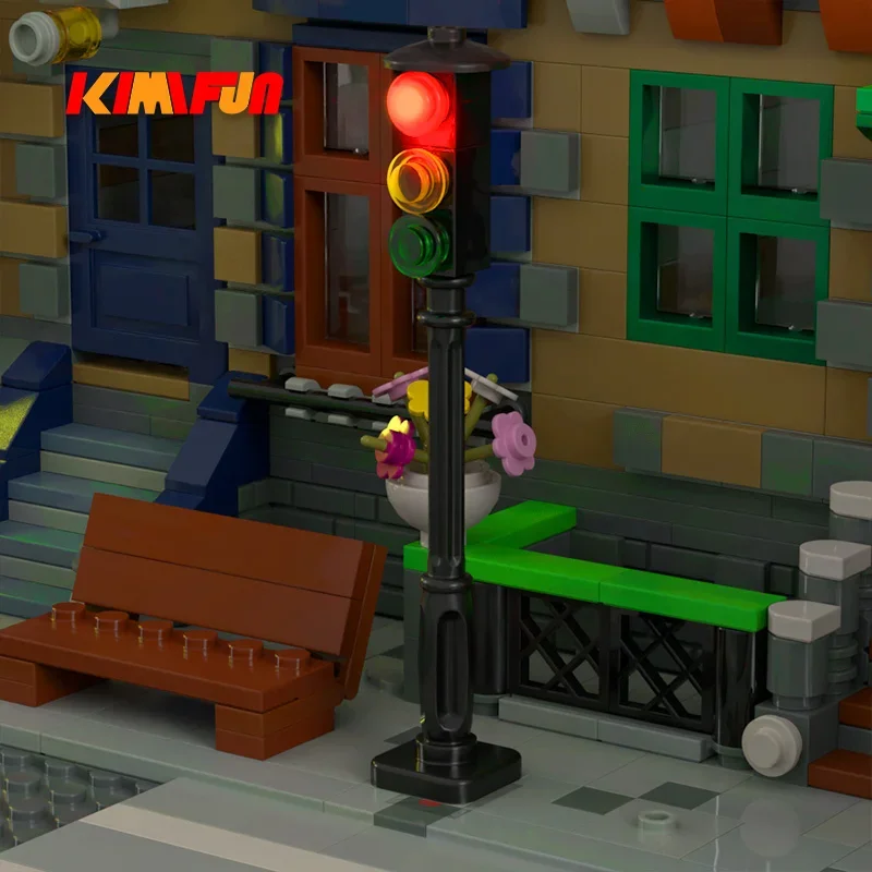 1 ชิ้น LED MOC Street รอบอัตโน - Lego Set Creator บทวิจารณ์และราคา