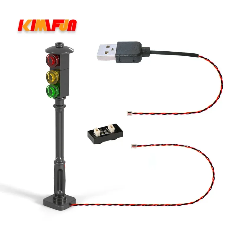 1 ชิ้น LED MOC Street รอบอัตโน - Lego Set Creator บทวิจารณ์และราคา