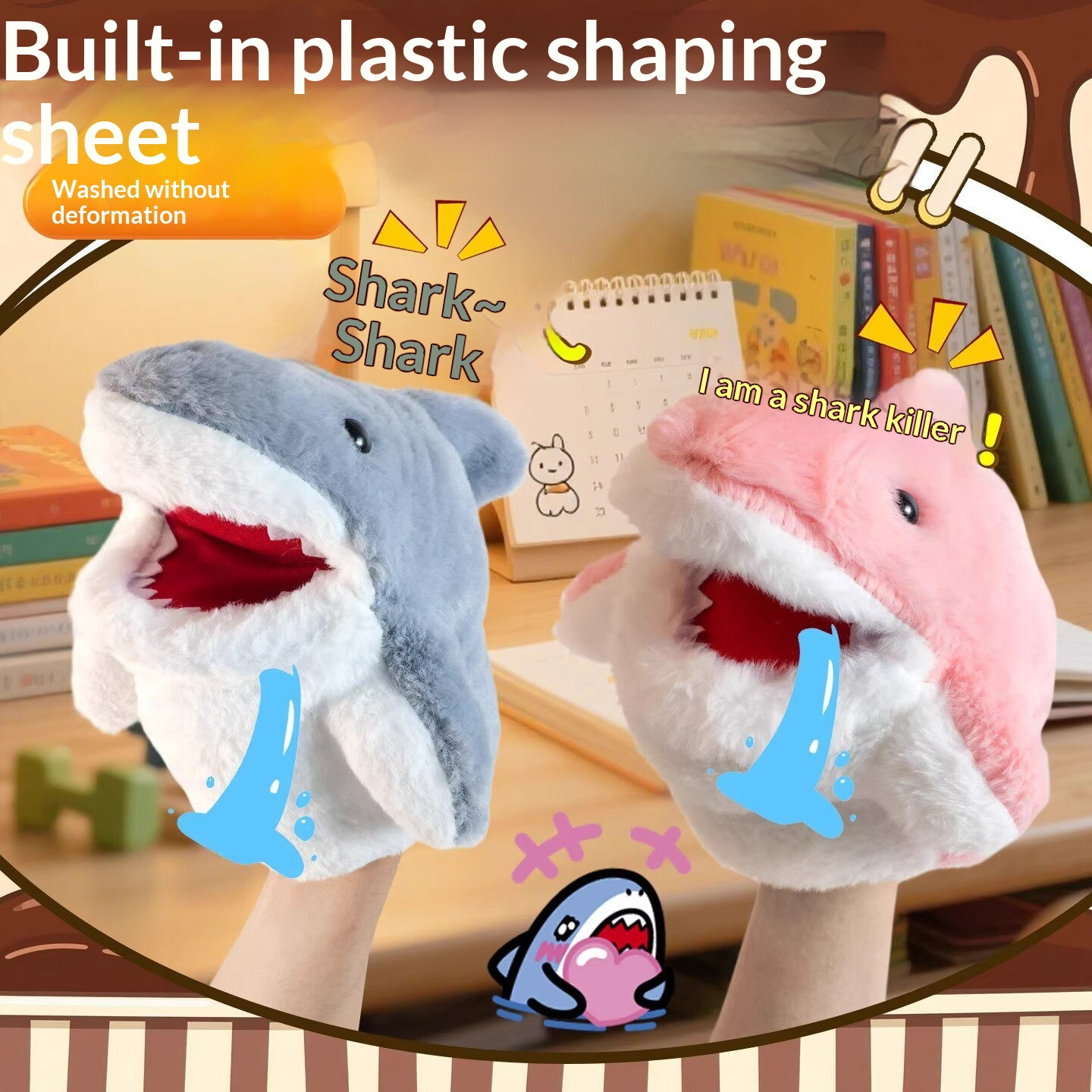 ตุ๊กตาฉลามแบบสวมมือ ของเล่นตุ๊ - Party Games Children บทวิจารณ์และราคา