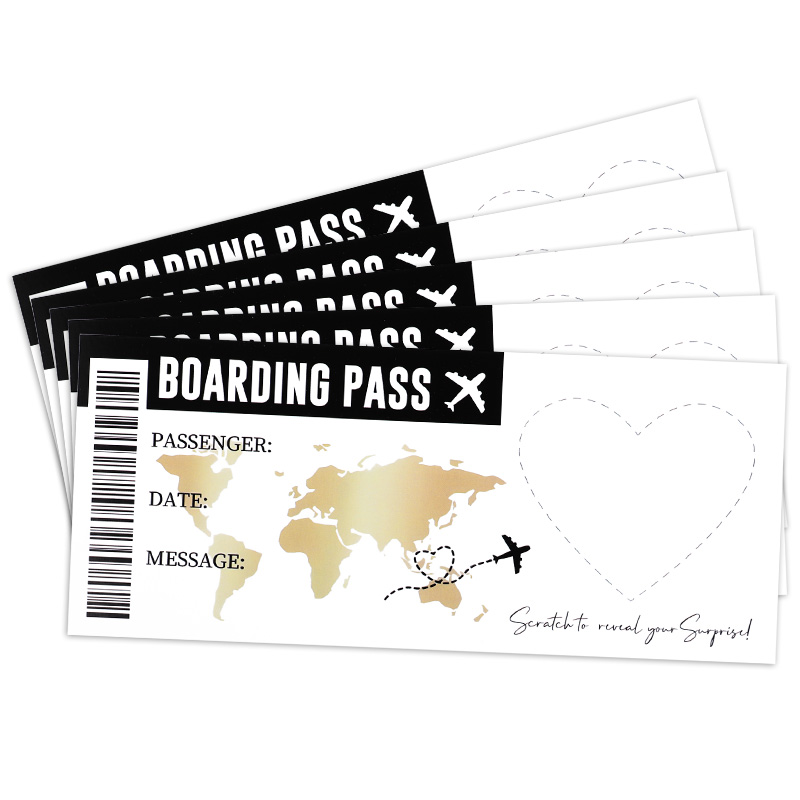 การ์ดขูดรางวัลธีมบัตรขึ้นเครื่ - Party Games Game Pass บทวิจารณ์และราคา