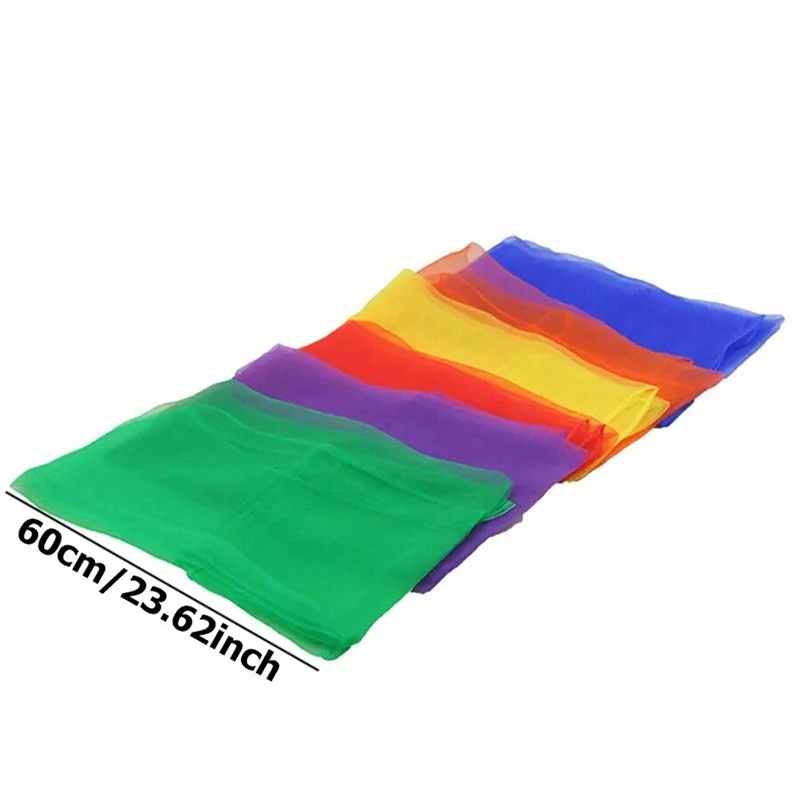 หกสีผ้าพันคอผ้าไหม Party Favor - Party Games No Props บทวิจารณ์และราคา