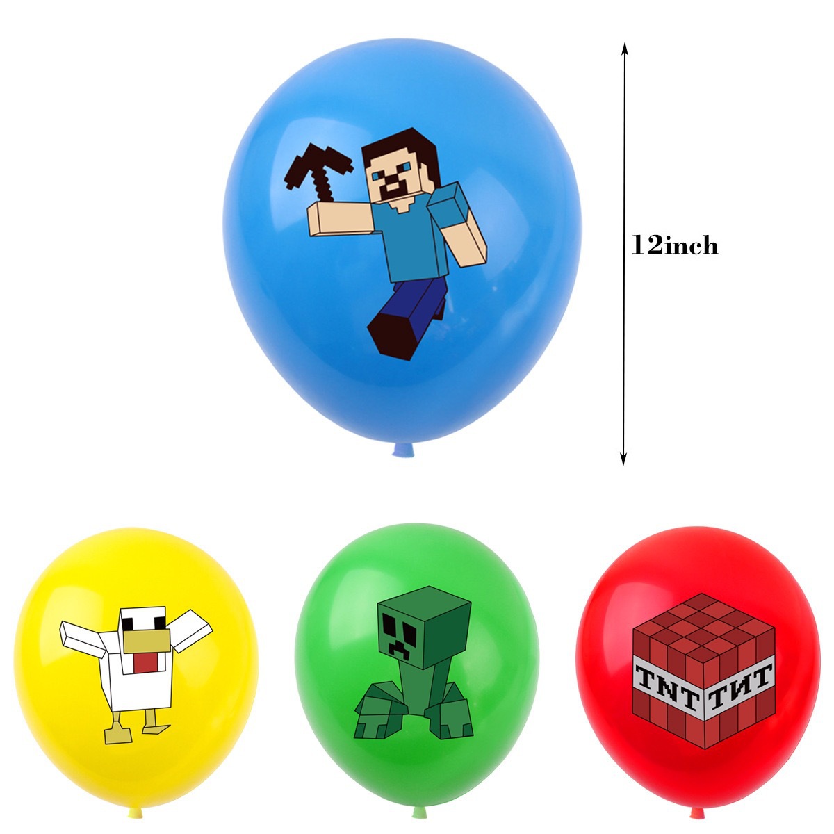 50/100 ชิ้น ชุดลูกโป่งพิกเซลธี - Party Games No Props บทวิจารณ์และราคา