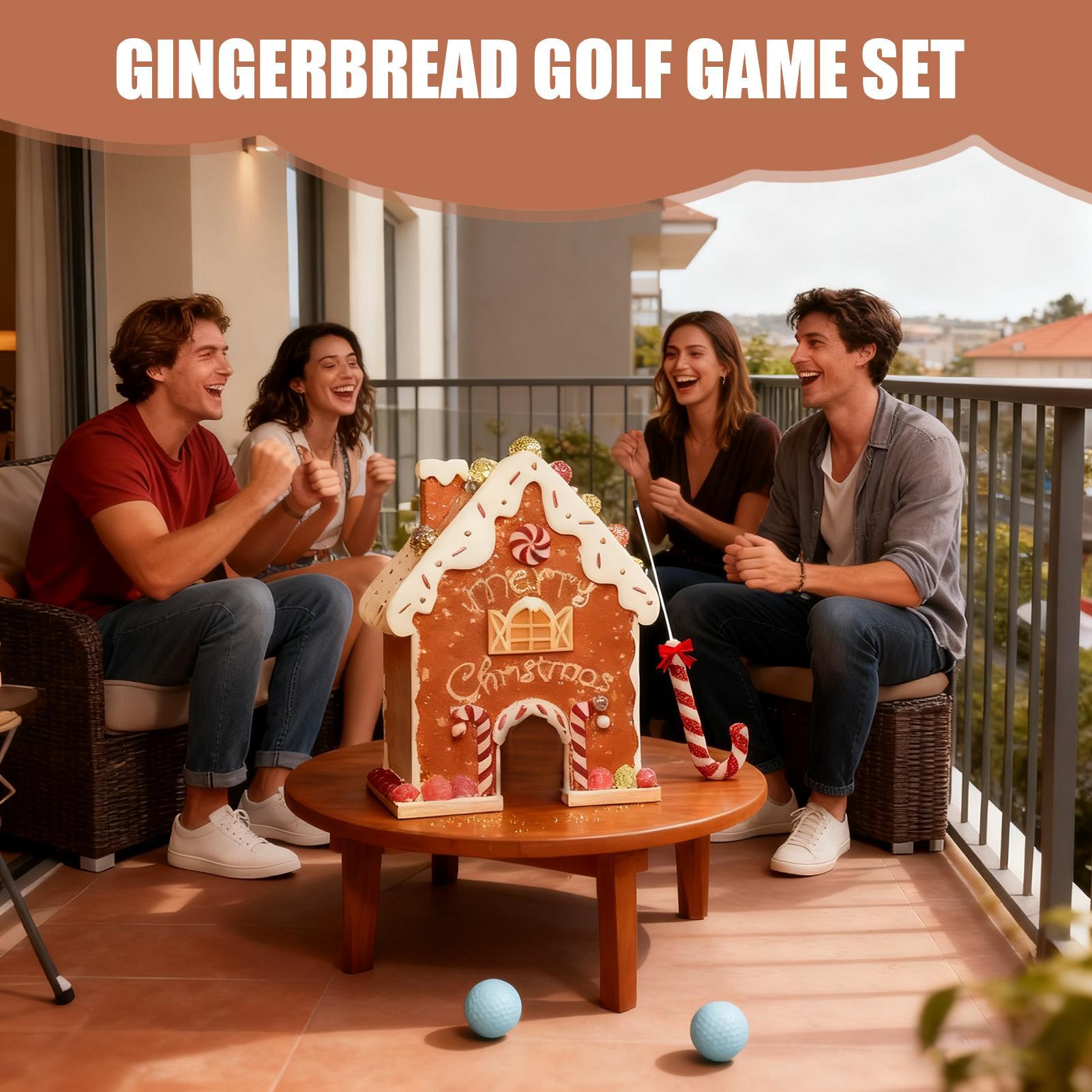 เกมกอล์ฟขนมปังขิงแบบพกพา ของเล - Party Games Golf บทวิจารณ์และราคา